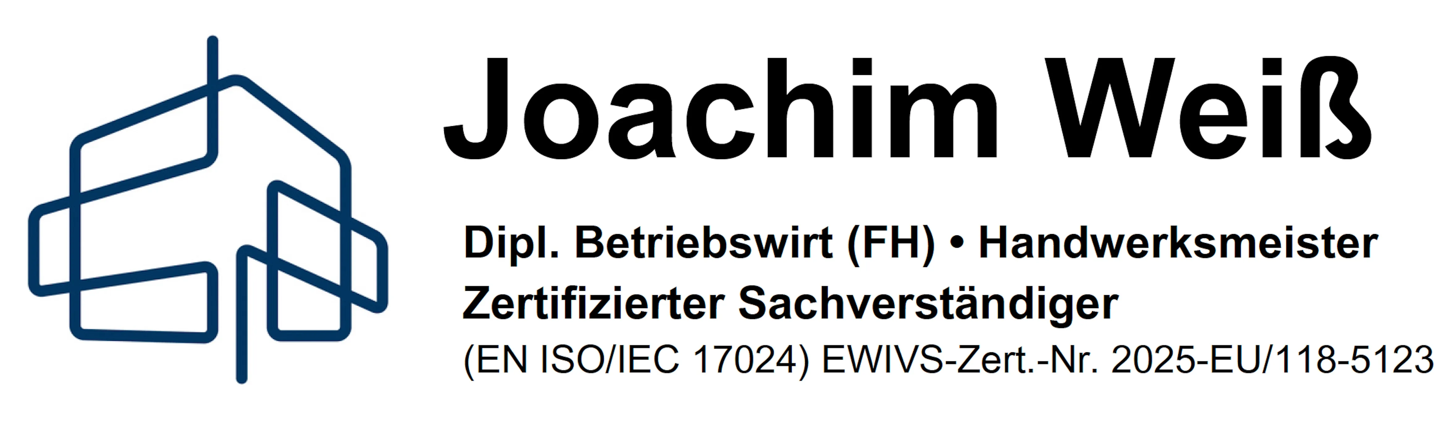 Joachim Weiß – Zertifizierter Sachverständiger